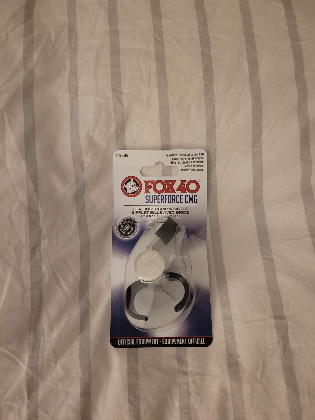 Customer photo review of FOX 40 SUPERFORCE CMG PEA FINGERGRIP WHISTLE