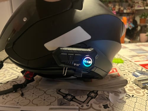 Customer photo review of Motarcom - L'intercom moto haut de gamme et abordable