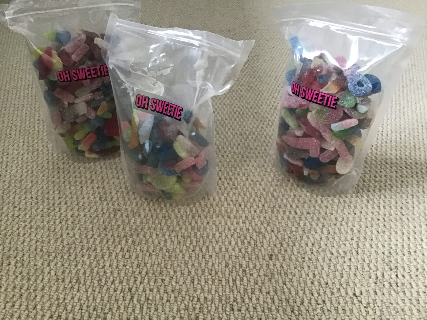 Customer photo review of Build Your Own Pick and Mix Sweets Bag – Over 100 to Choose From