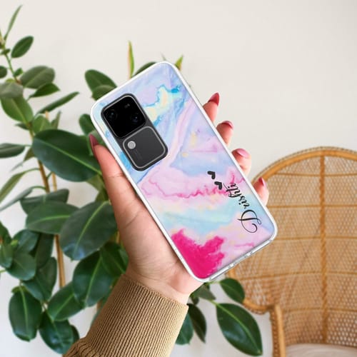 Customer photo review of Customized Rainbow Silicon Case For Vivo