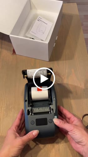 Customer video review of 2024 NEW RELEASE! M2 2 Inch Thermal Transfer Label Maker - Smart Color Printing with Phones & PC