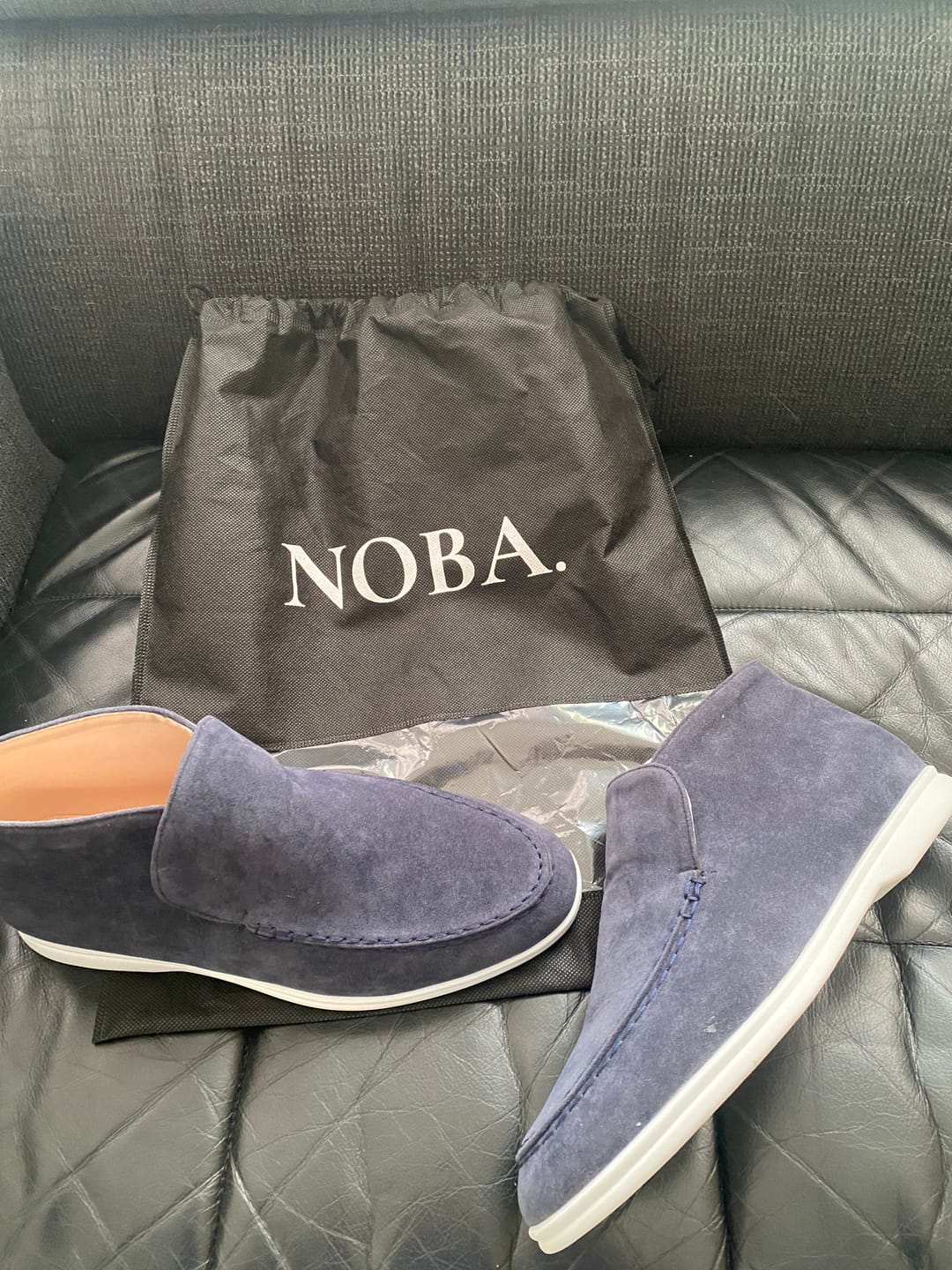 Customer photo review of NOBA Suede Shoes