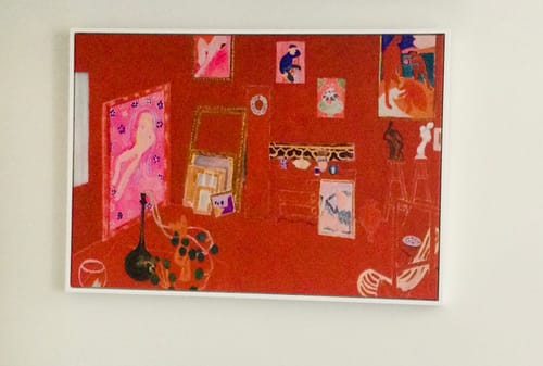 Customer photo review of Red Studio, 1911 by Henri Matisse