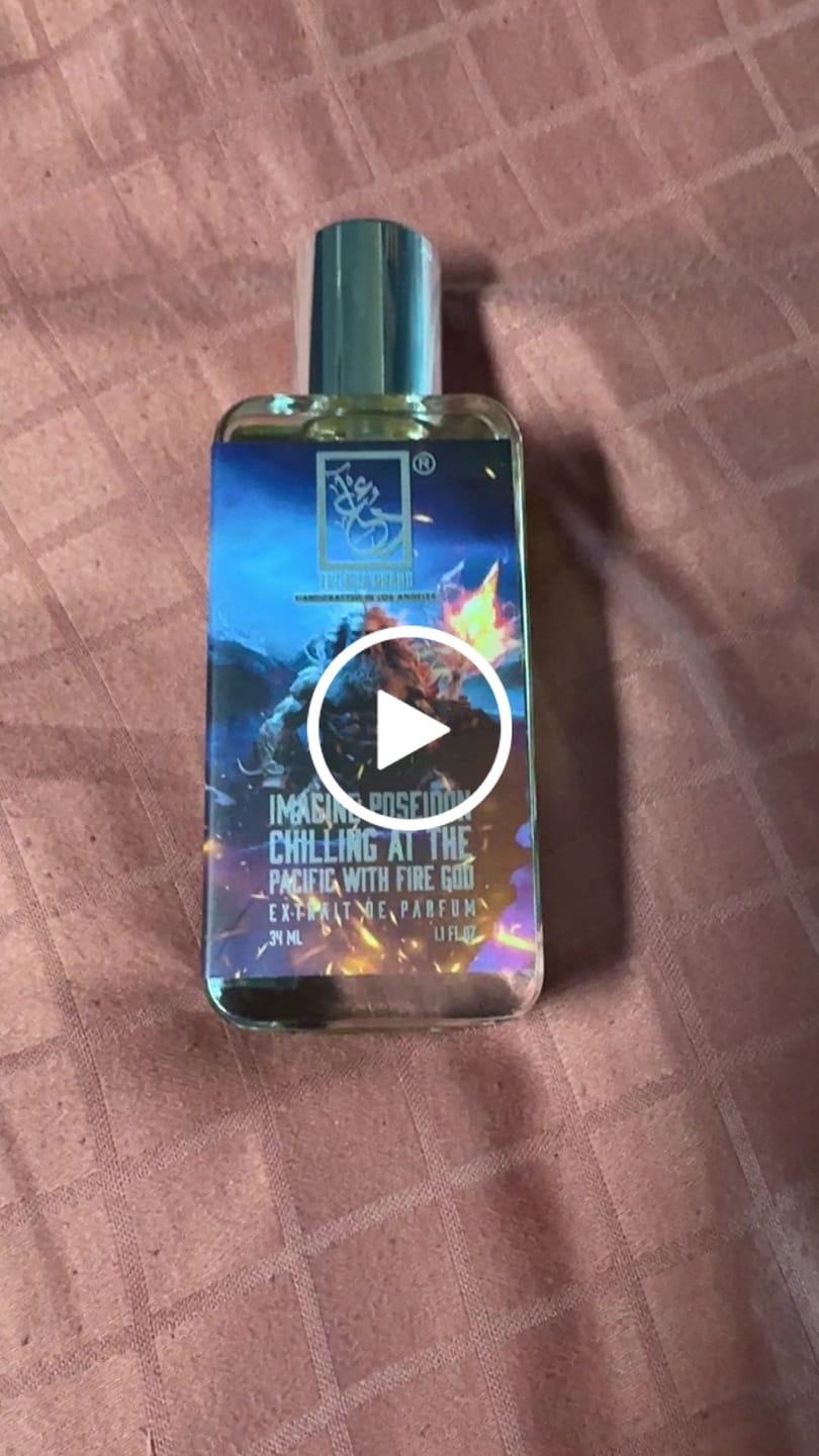 Customer video review of Imagine Poseidon Chilling At The Pacific With Fire God