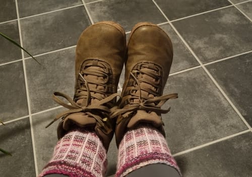 Customer photo review of Vaistoa Uoma 2 -paljasjalkavaelluskengät