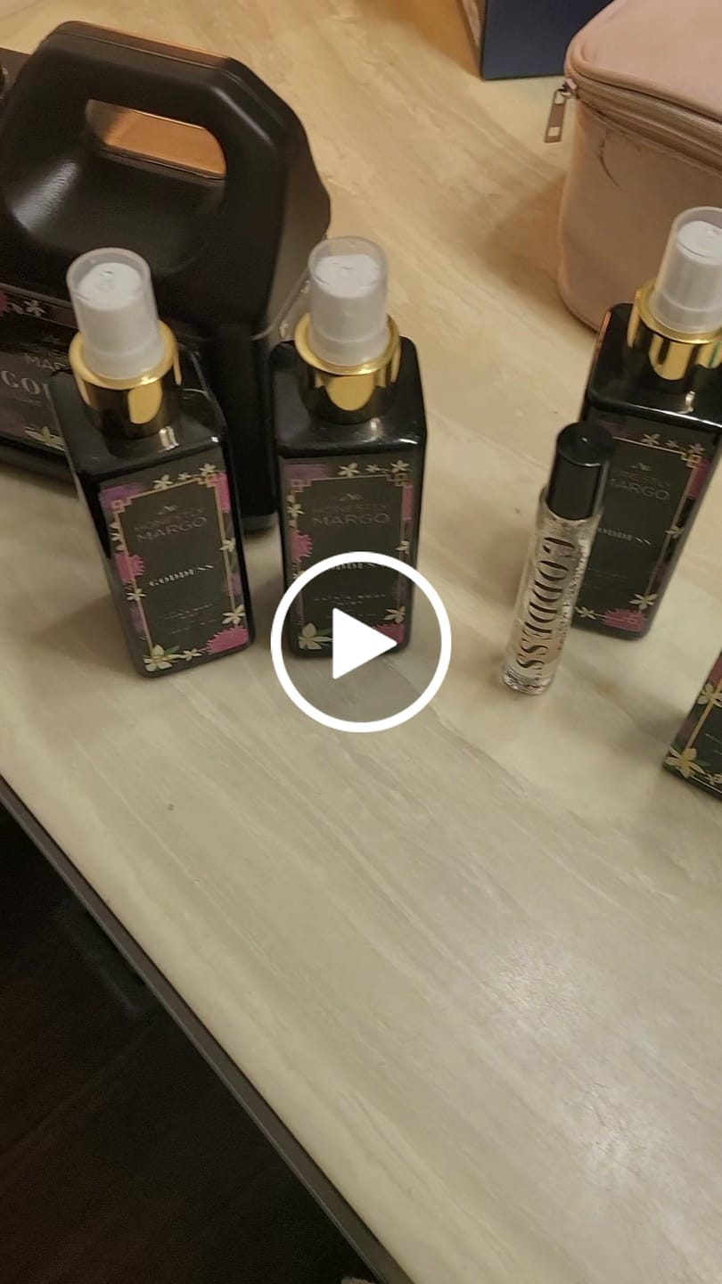 Customer video review of Goddess Hair & Body Mist