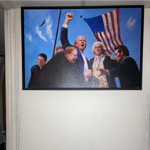 Customer photo review of United We Stand - Print