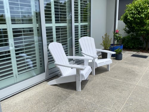 Customer photo review of Alpine Adirondack Chair