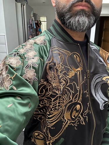 Customer photo review of Raijin & Fujin Sukajan Souvenir Jacket