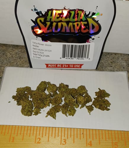 Customer photo review of FREE SAMPLE (with code) THCa Flower