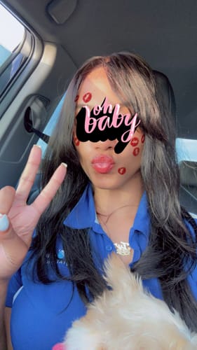 Customer photo review of Double-plated Script Name Necklace