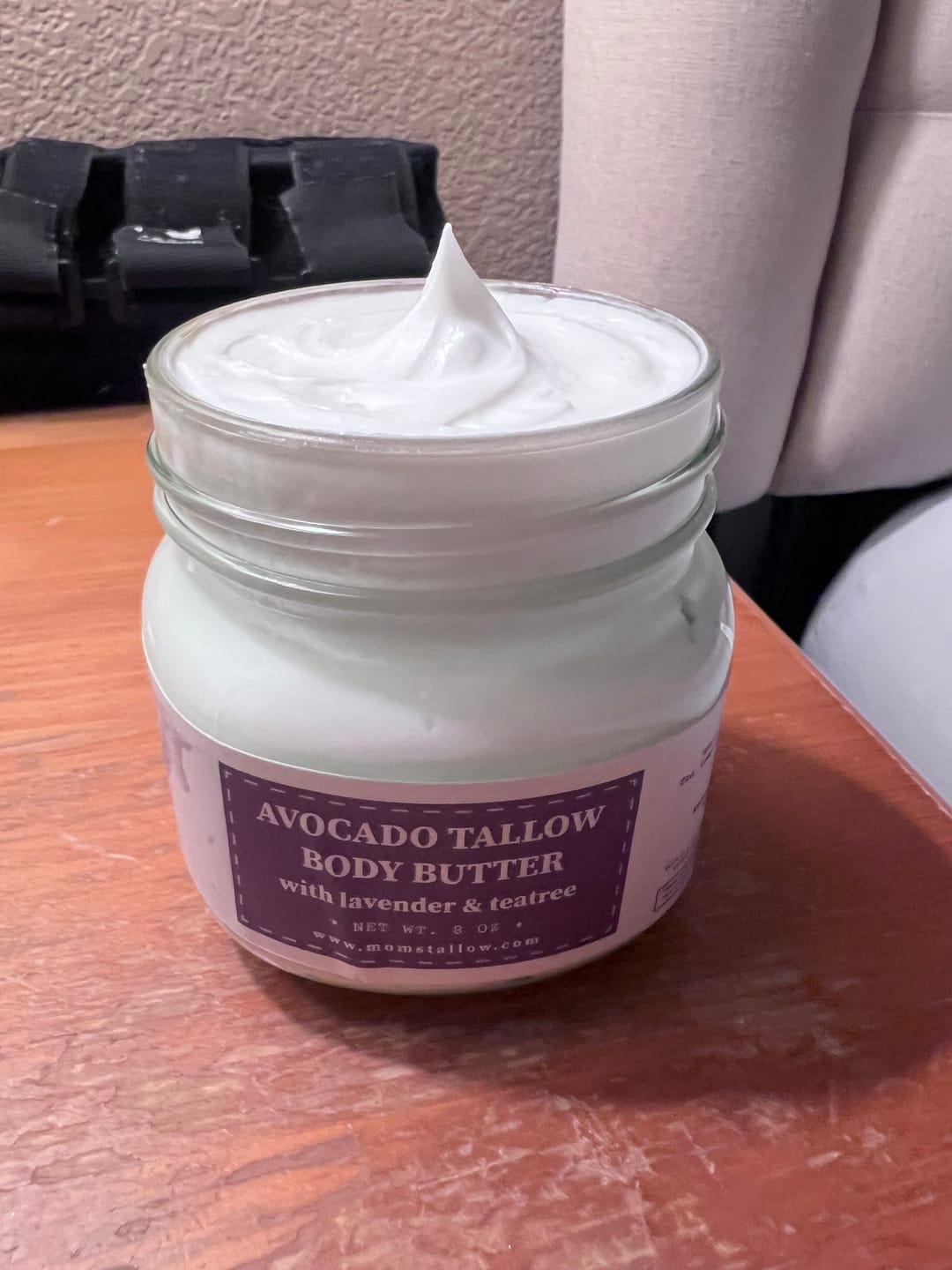 Customer photo review of Mom’s Vitamin Tallow Lotion (8 oz)
