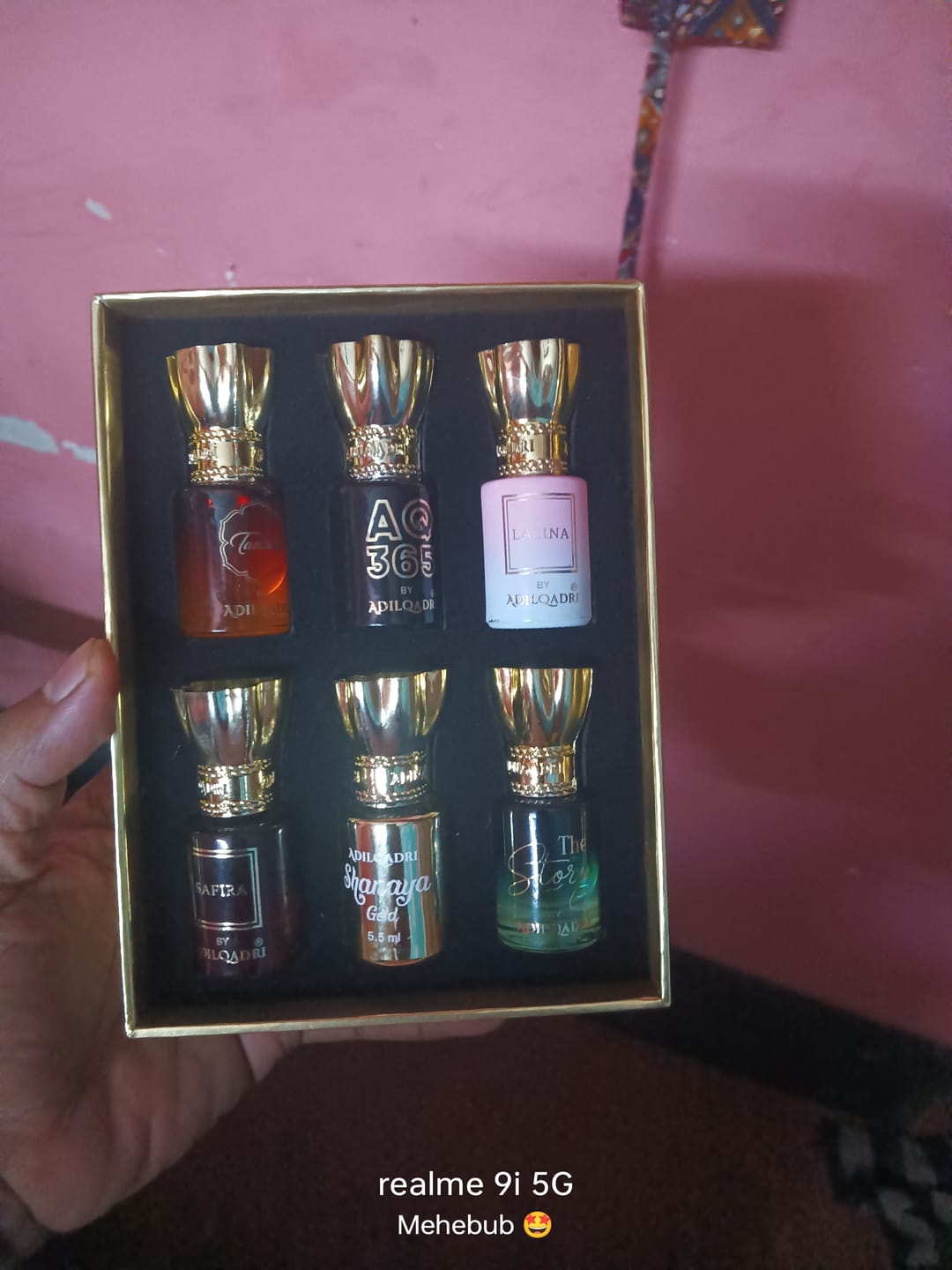 Customer photo review of Assorted And Essensia Luxury Attar Perfume Gift Set - Pack Of 2