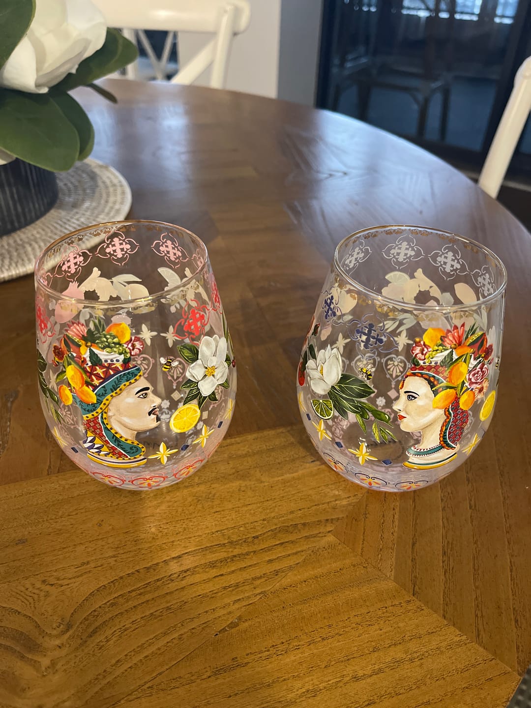 Customer photo review of Glass Tumbler Large Italian Summer (Set of 2 glasses)