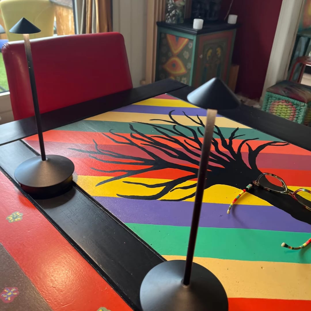 Customer photo review of Kabellose LED-Tischleuchte – ClarityGlow
