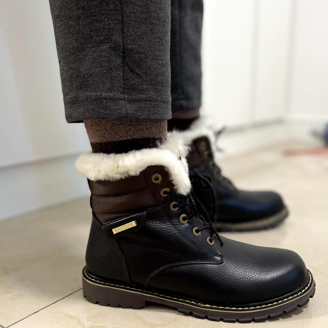 Customer photo review of Winterstiefel aus Leder | Mit herrlich warmem Wollfutter