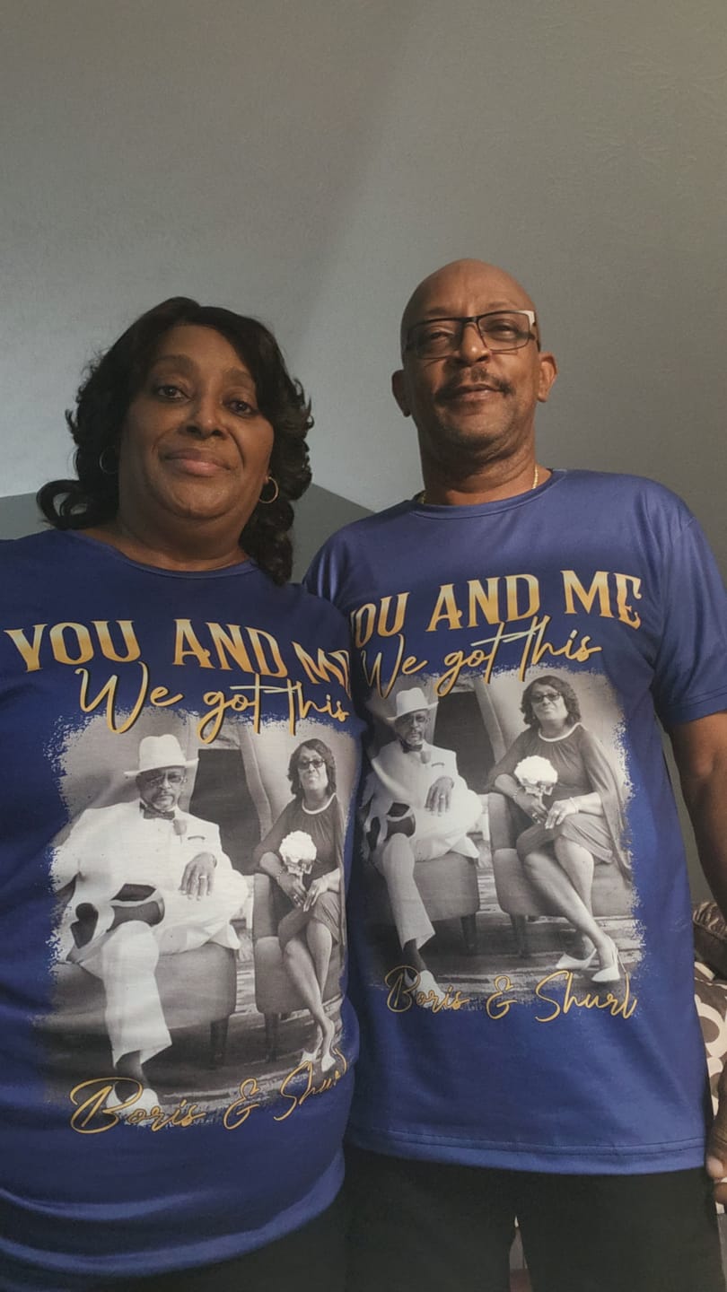 Customer photo review of You & Me We Got This Vintage 90s - Personalized Photo T-Shirt