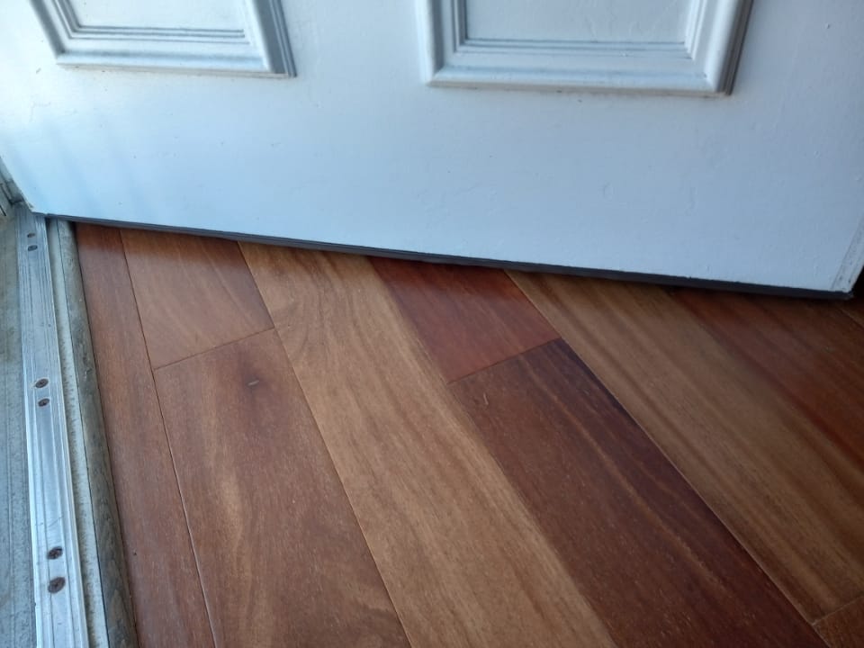 Customer photo review of Pease Slide-On Steel Door Sweep
