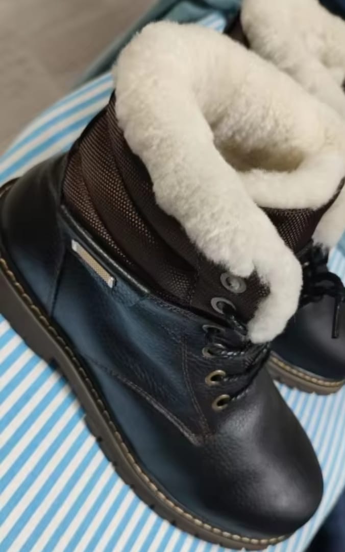 Customer photo review of Winterstiefel aus Leder | Mit herrlich warmem Wollfutter