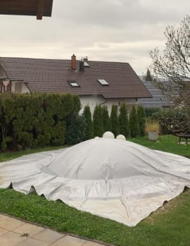 Customer photo review of Planenfux® Poolkissen XXL