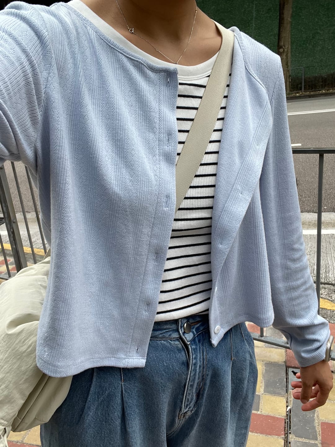 Customer photo review of Regal Embroidered Soft Cardigan