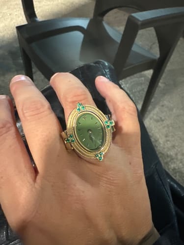 Customer photo review of Victorian Revival Watch Ring