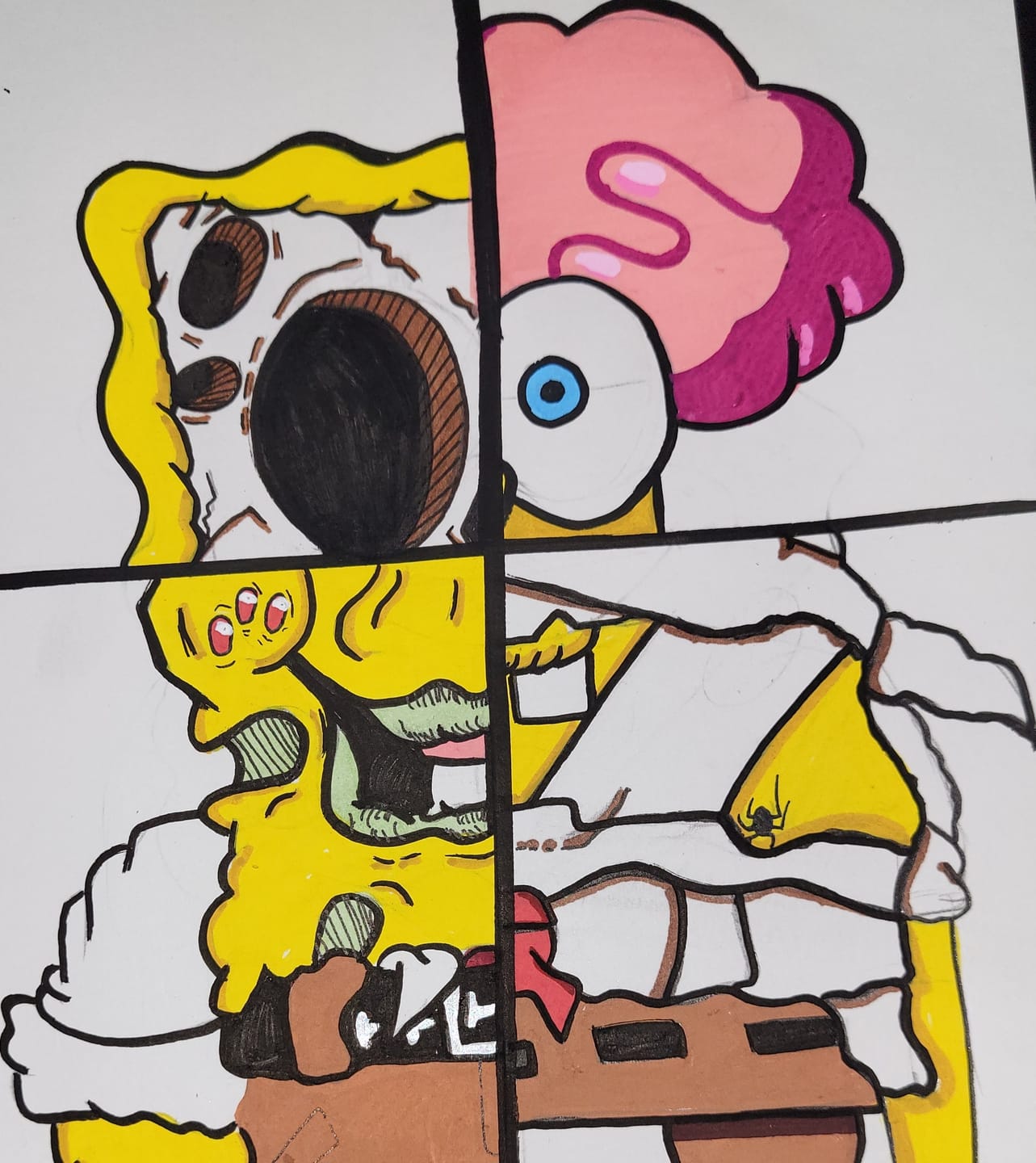 Customer photo review of Ohuhu Paper-friendly (No Peeling) Markers Water-based 60 Colors