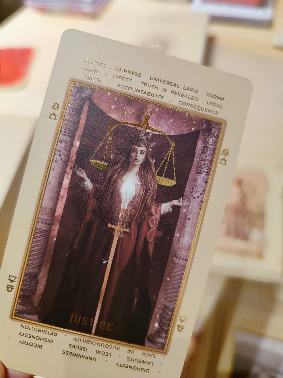 Customer photo review of Lucid Dreams Beginners Tarot • With Keywords™ {EDITION 4}