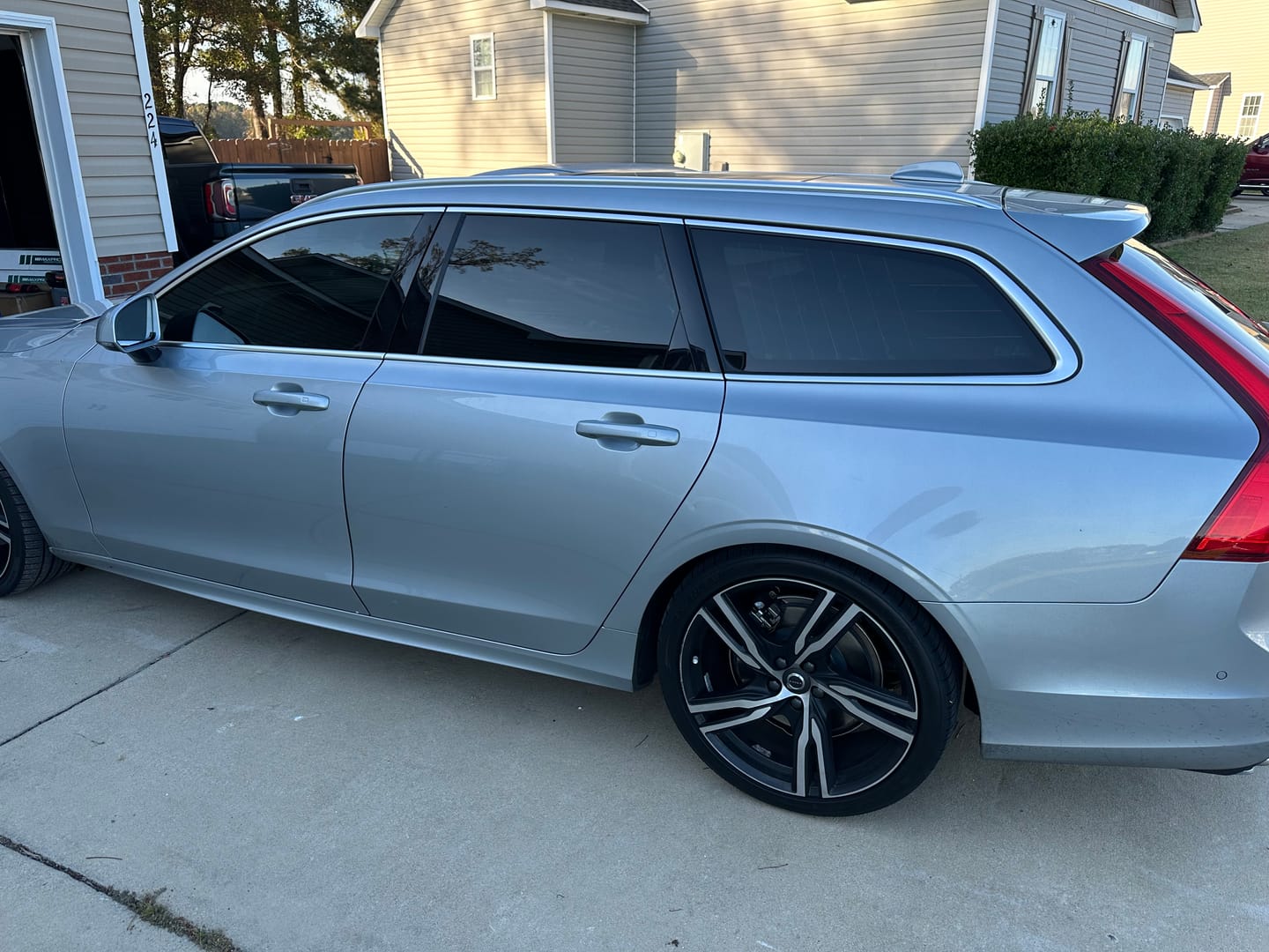 Customer photo review of Charcoal 2PLY Nano Ceramic VLT Car Tint - Professional Window Tint Heat, UV 99%, and IRR 85% to 90% Tint for Cars or Building Adhesive Film Easy Shrink, Plotter Friendly