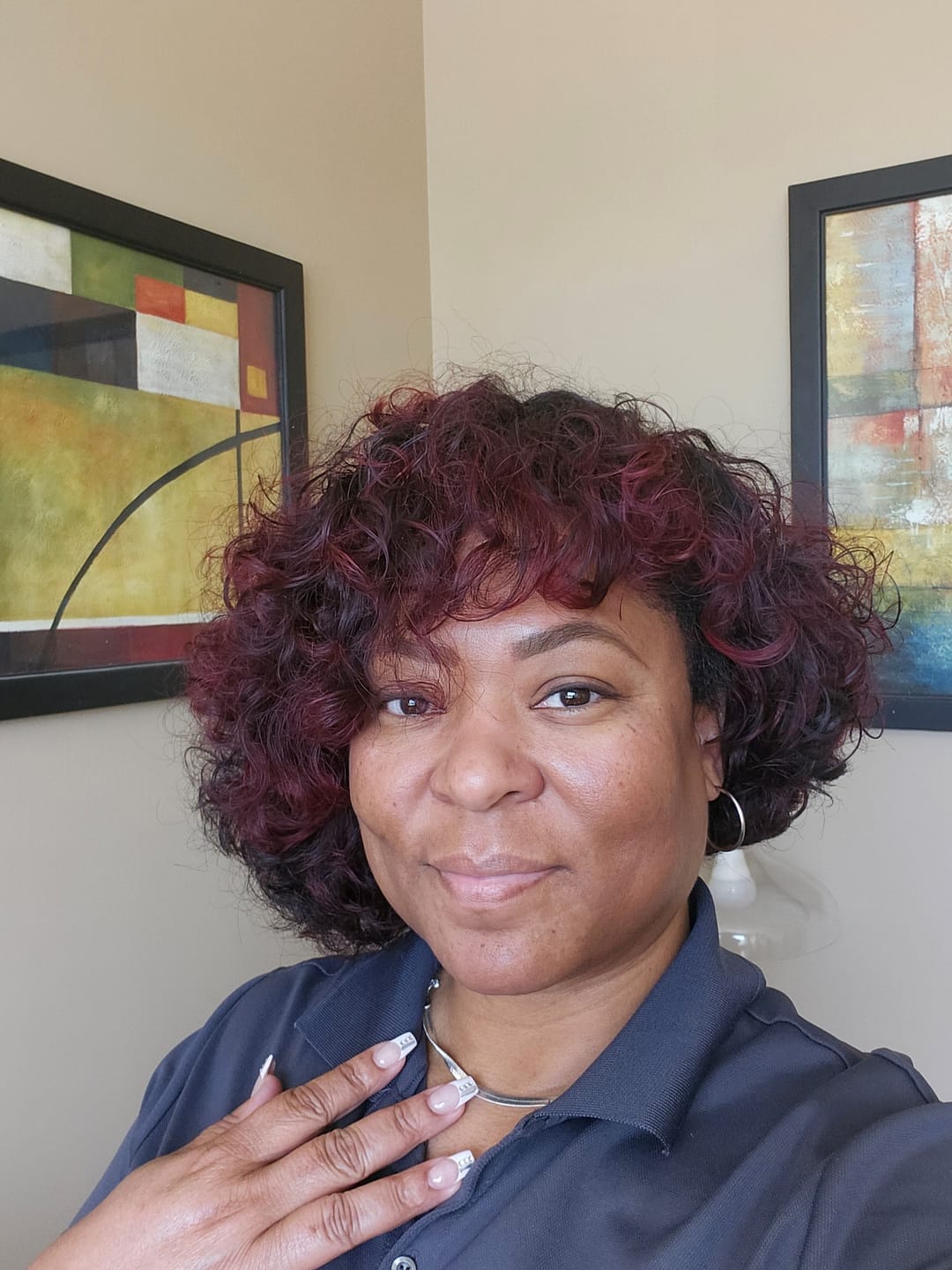 Customer photo review of Raw Indian Curly Hair