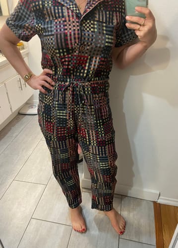 Customer photo review of RAY JUMPSUIT | NIGHT RUBIX
