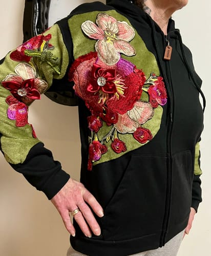 Customer photo review of Kunstleder Labels mit eigenem Schriftzug, verschiedene Farben