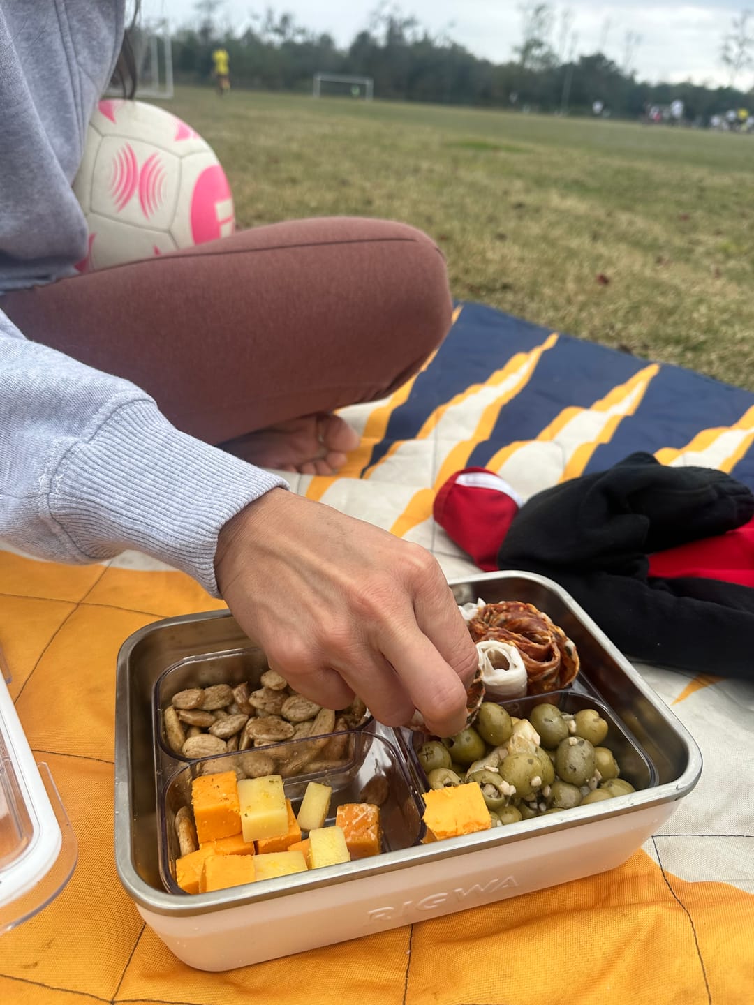 Customer photo review of Travel Lunch Box (9x6)