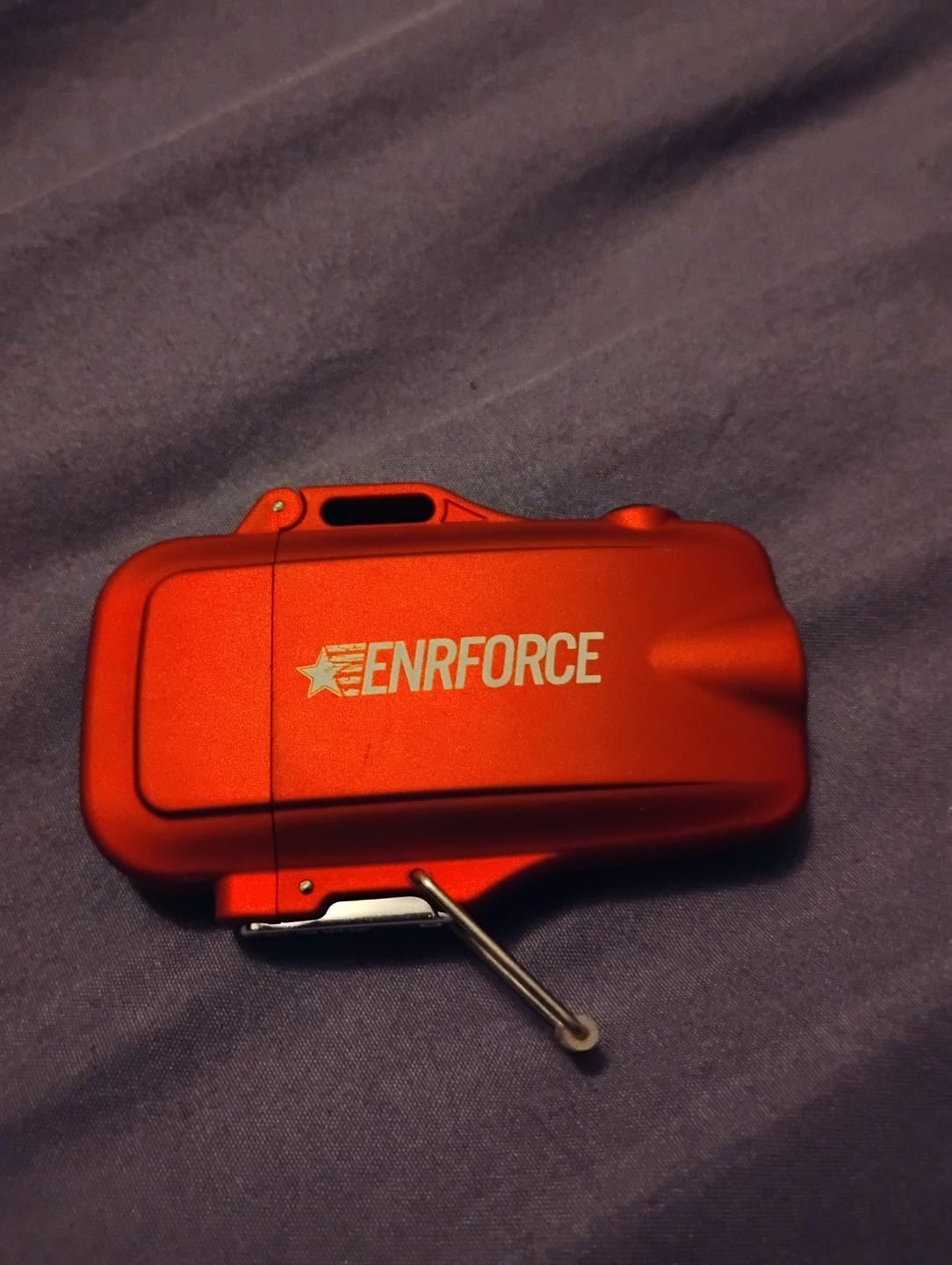 Customer photo review of Metallic Red Arc Lighter