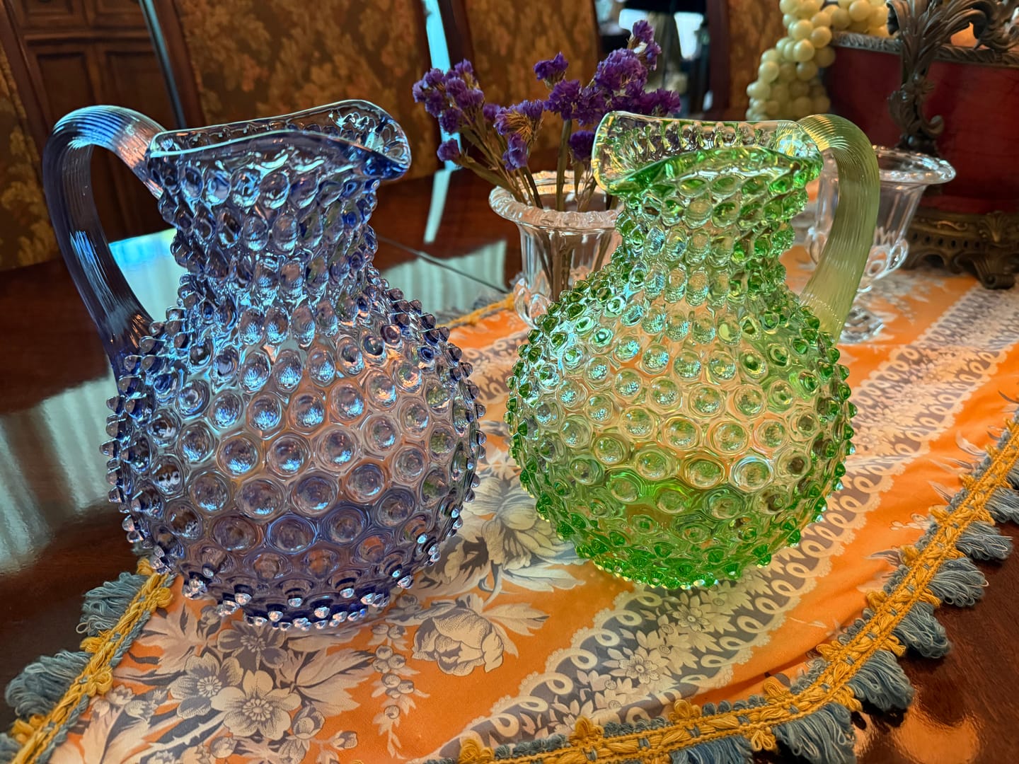 Customer photo review of Lilac Hobnail Jug
