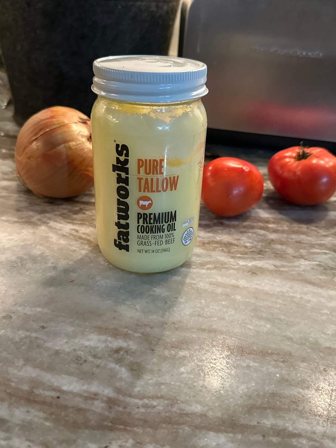 Customer photo review of Grass Fed Beef Tallow (14 oz)