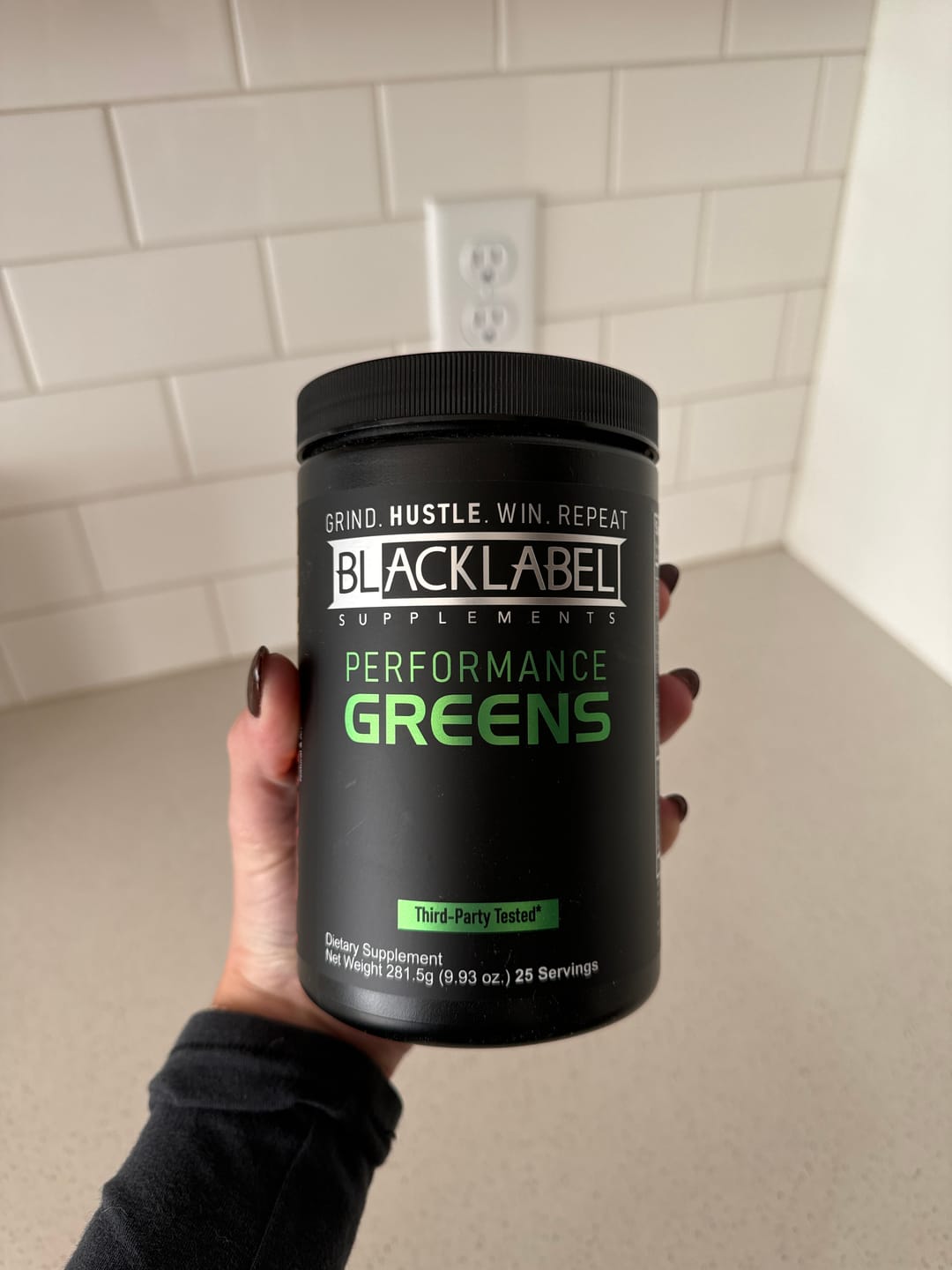 Customer photo review of PERFORMANCE GREENS