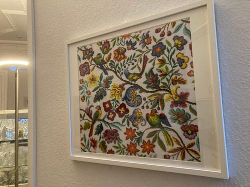 Customer photo review of Kreuzstich -  Abstrakter Baum 3 teilig | 125x40 cm