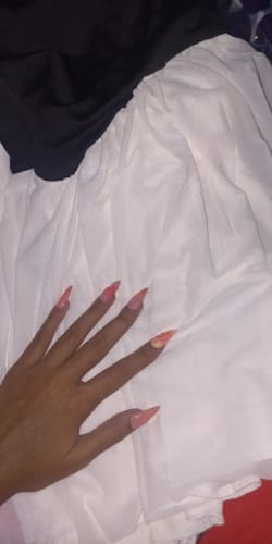 Customer photo review of Aurora Off-Shoulder Mini Dress