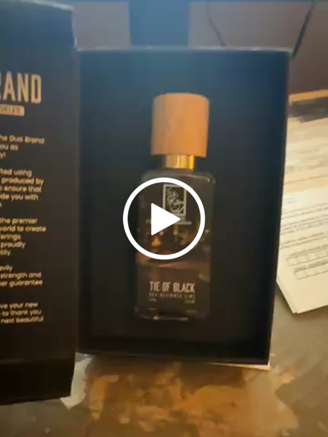 Customer video review of Tie Of Black