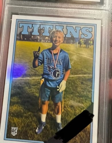 Customer photo review of Custom Graded Card