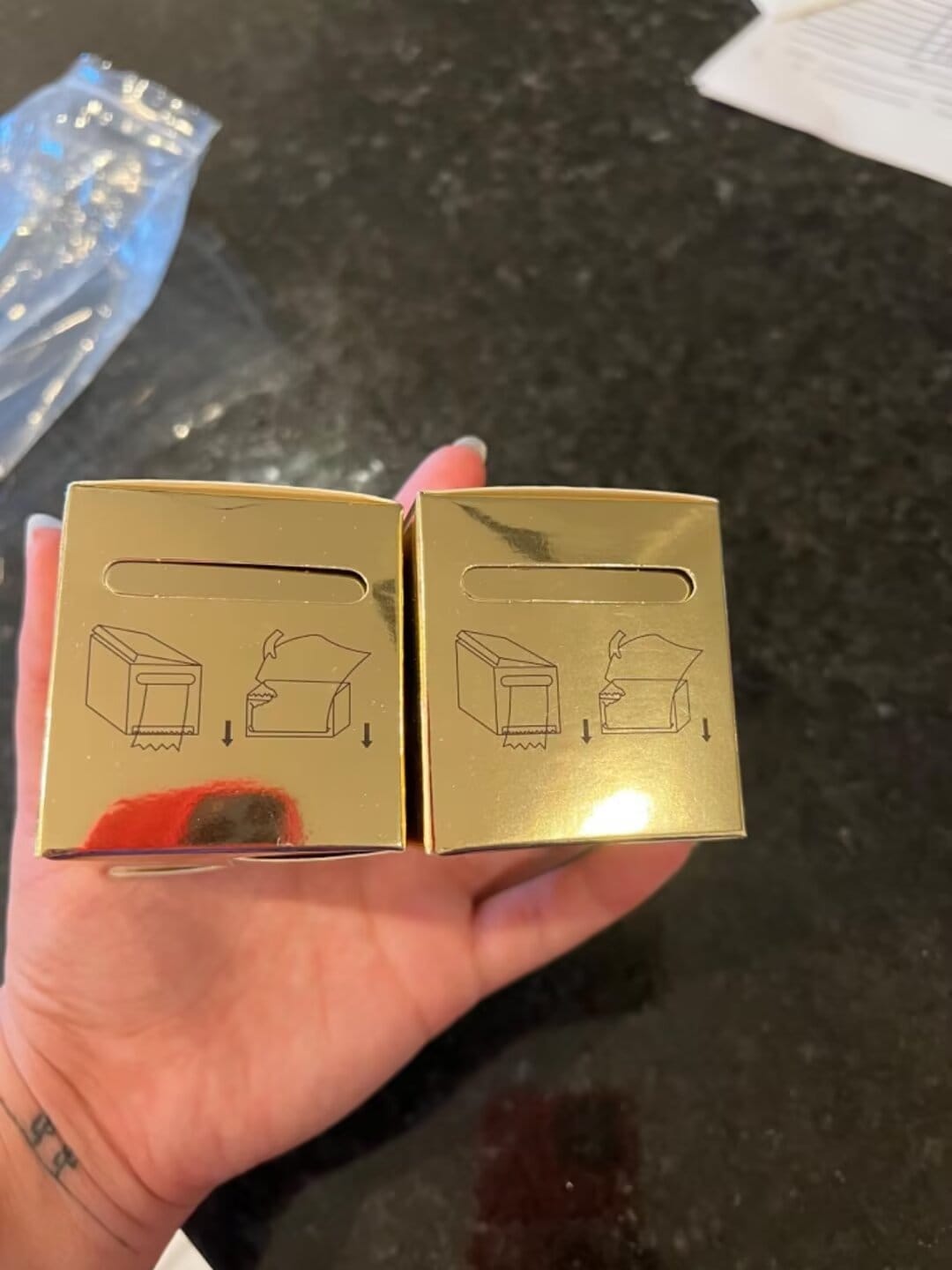 Customer photo review of Clear Wrap Film