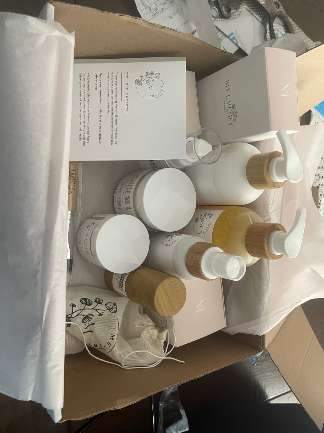 Customer photo review of Mandarin & Chamomile Natural Shampoo
