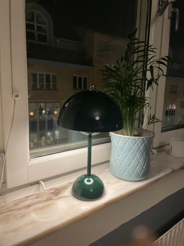 Customer photo review of Bordslampa - Svamplampa Flowerbud - Batteridriven 5000 mAH