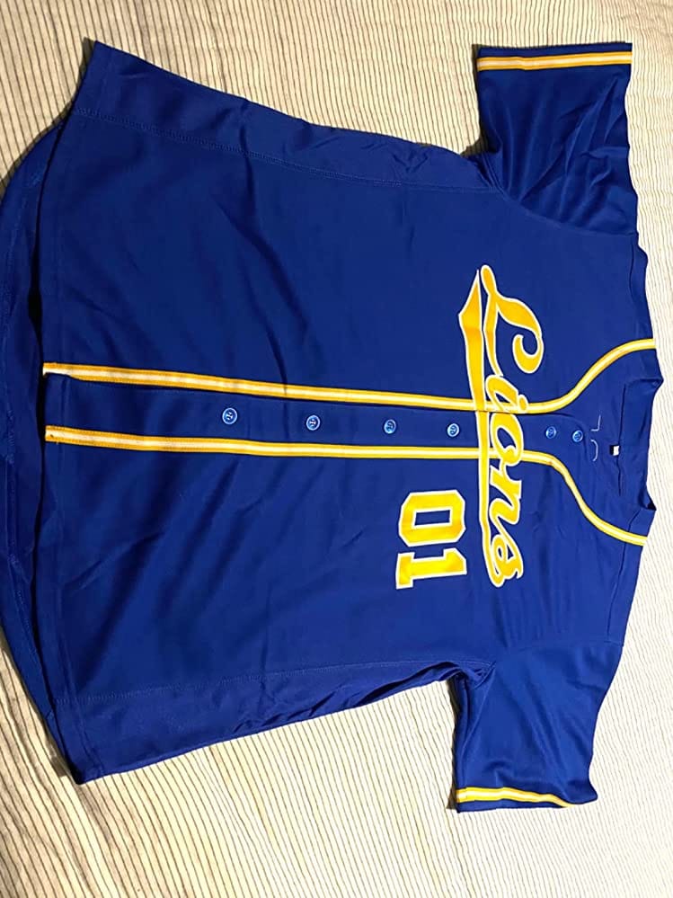 Customer photo review of Custom Royal White-Light Blue Hook Classic Style Authentic Baseball Jersey