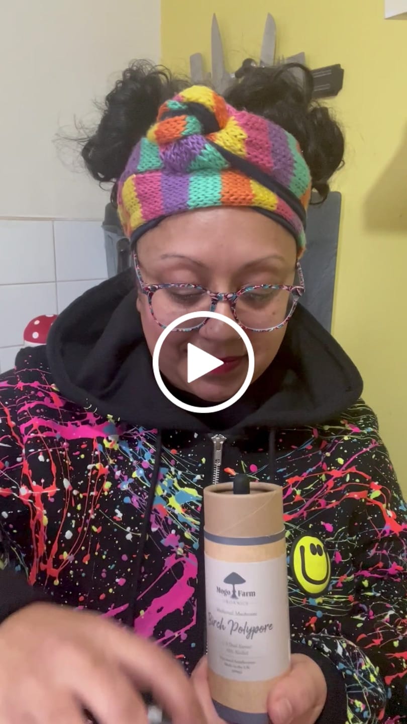 Customer video review of Birch Polypore Mushroom Tincture
