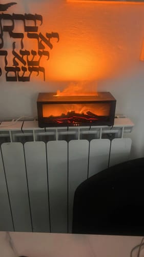 Customer photo review of Humidificador Estufa de Leña