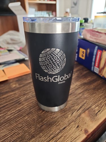 Customer photo review of (6 Pieces) Custom Laser Engraved - 20oz Tumblers