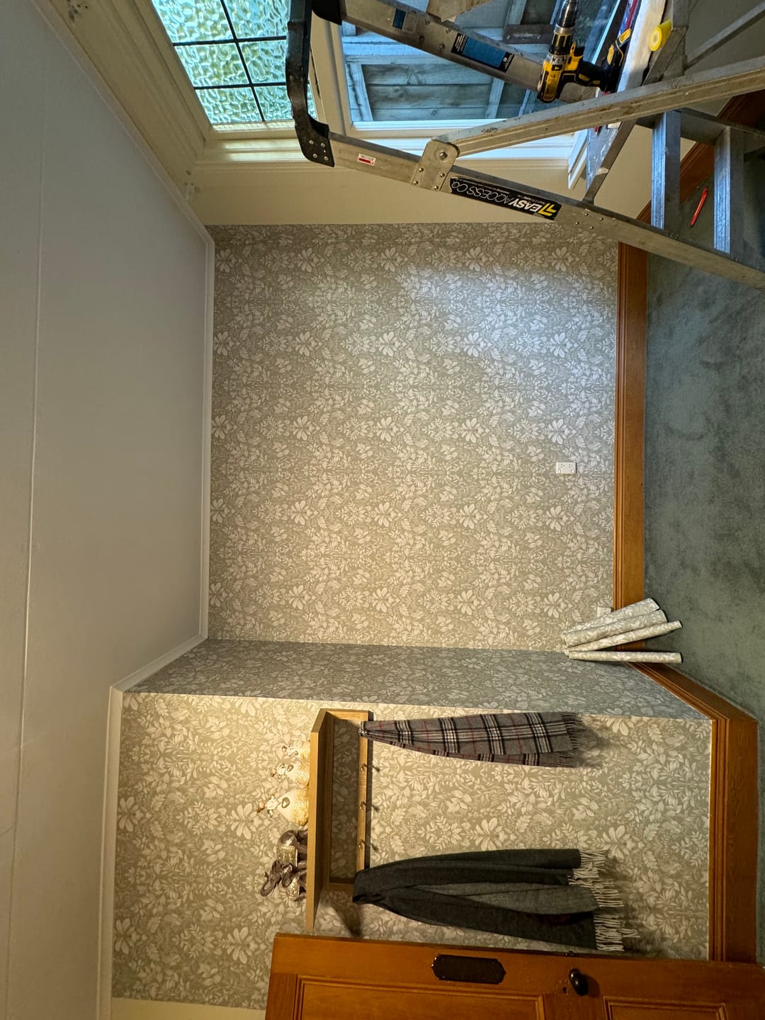 Customer photo review of Tavira - Leafy Wonderland Wallpaper - Sage