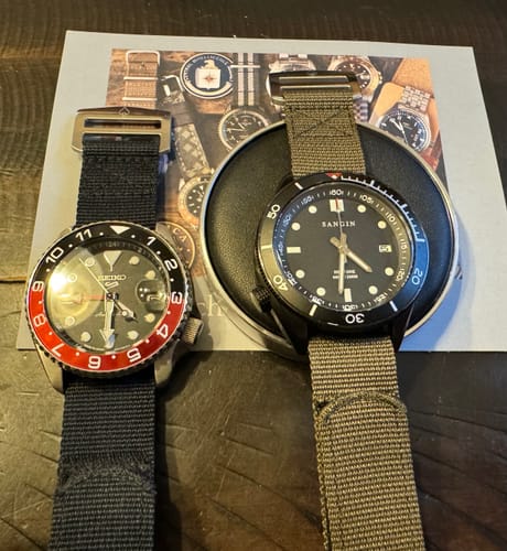 Customer photo review of Glomar Explorer - Hook And Loop Watch Strap